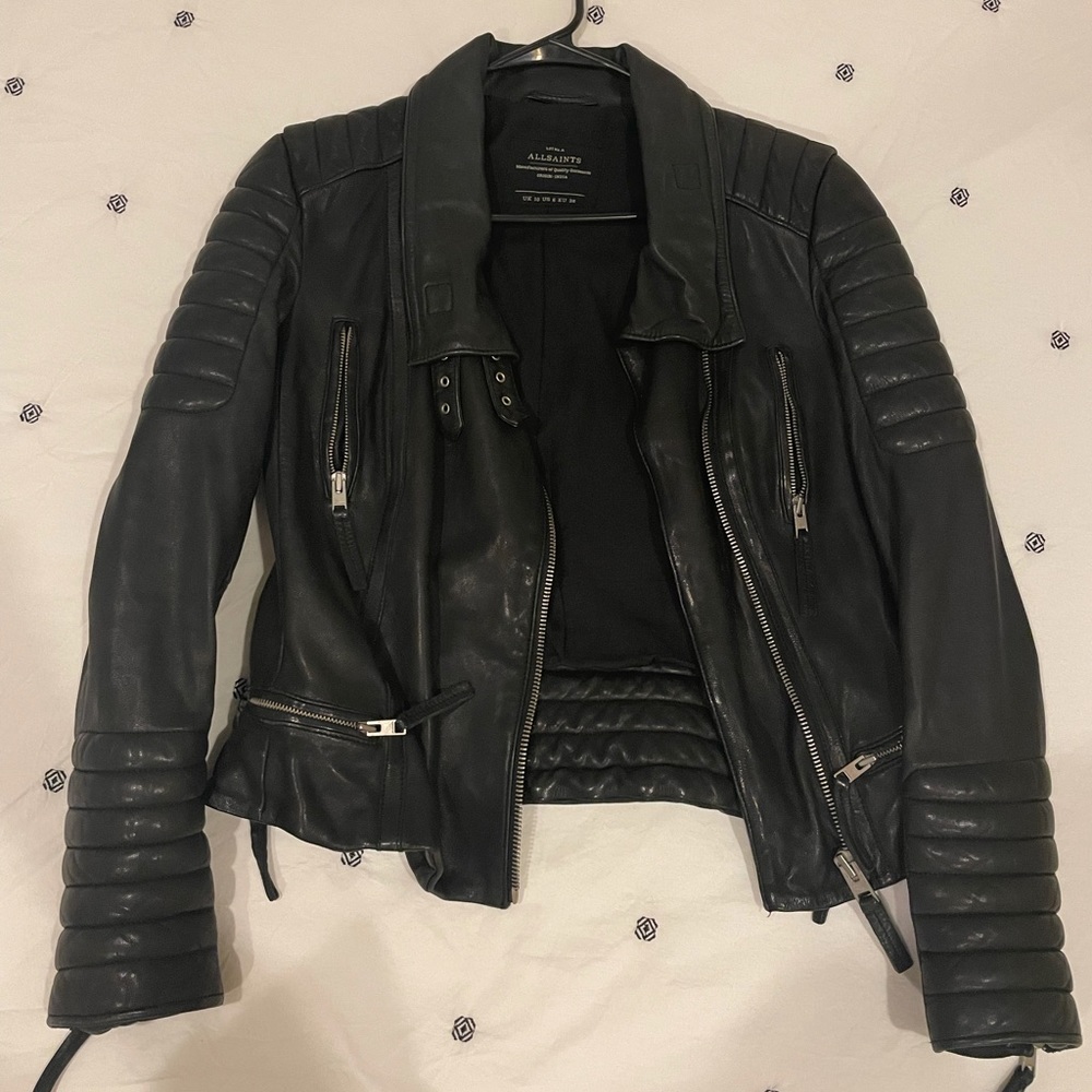 All Saints leather jacket